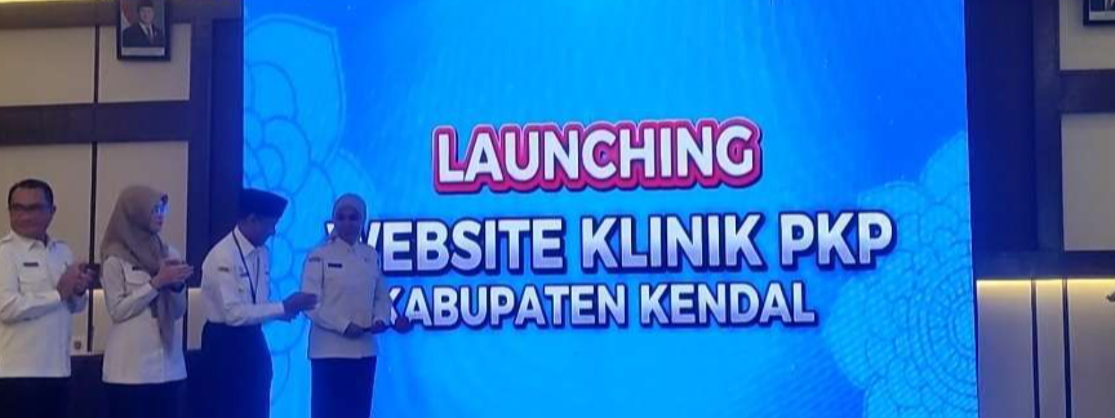 Dinas Perumahan Rakyat dan Kawasan Permukiman (Dinas Perkim) Kendal meluncurkan Website Klinik Perumahan dan Kawasan Permukiman (PKP) di Hotel Sae Inn Kendal